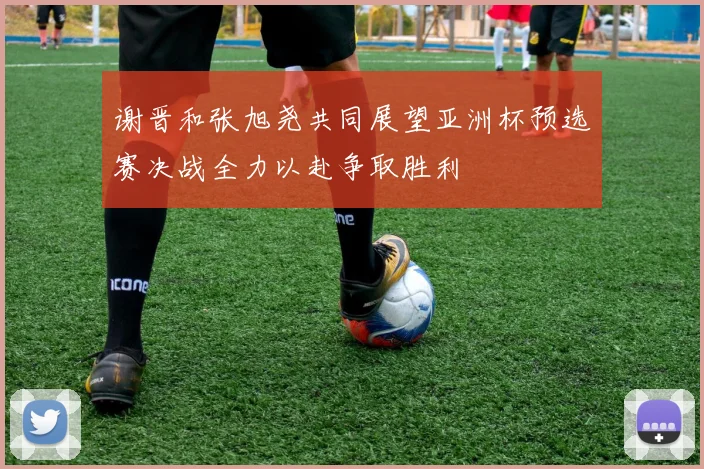 谢晋和张旭尧共同展望亚洲杯预选赛决战全力以赴争取胜利